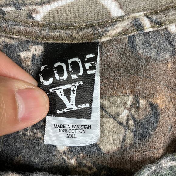 Code V Camo T-Shirt Mens Size 2XL Kansas State Wildcats Graphic Hunting Tee - Picture 3 of 7